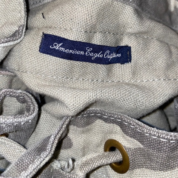 American eagle camouflage back pack, lime edges - Picture 3 of 6